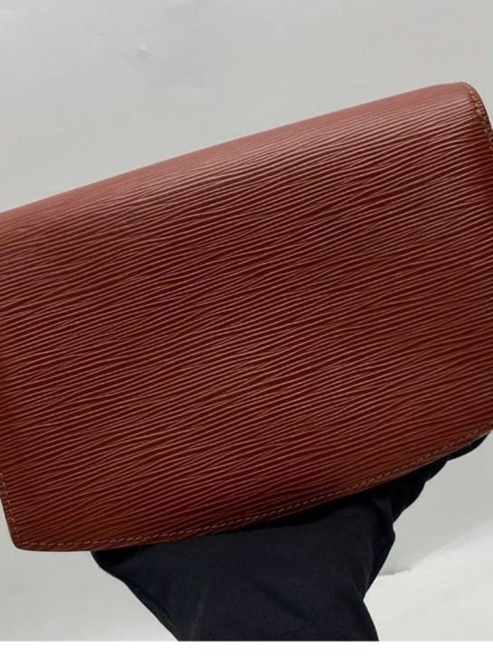 Louis Vuitton Brown Presboroug Epi Leather Shoulder Bag - Picture 2 of 8